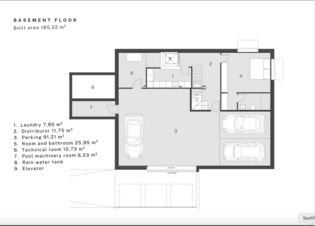 Basement floor plane