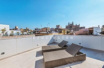 Penthouse in Palma de Mallorca- View terrace