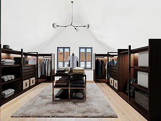Einrichtungsbeispiel - Ankleiderzimmer