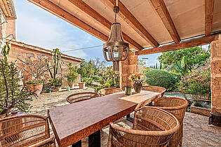 Porch in front of living room