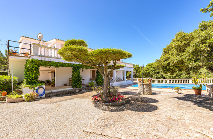 Finca-Valldemossa-House with pool and garden