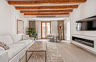 Penthouse in Palma de Mallorca- Wohnzimmer