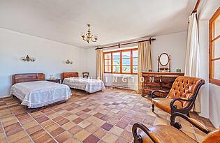 casa de campo en Sóller dormitorio