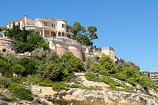 Villa en primera línea con vistas al mar en Sol de Mallorca