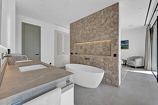 Bathroom en suite master 2 villa Costa d´en Blanes
