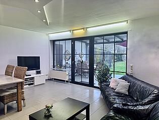 Wohnzimmer Blick Terrasse