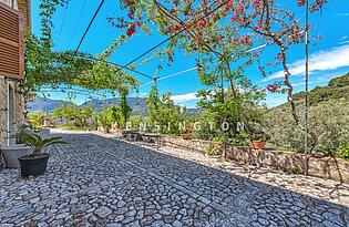 casa de campo en Sóller terraza