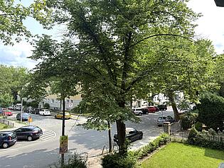 Blick vom Balkon