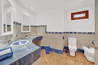 Bathroom in a villa for sale