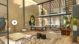 Penthouse in Santa Catalina Mallorca-living room