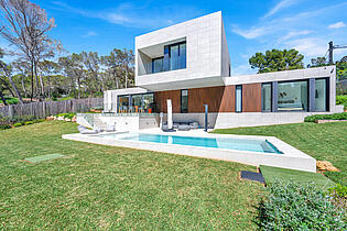 Modern villa with pool