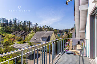 KZO00039 6.5 Zimmer Einfamilienhaus in Kollbrunn - Balkon mit Sicht