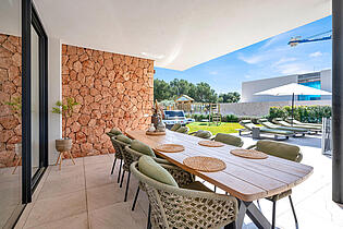 Outdoor terrace in Sol de Mallorca 