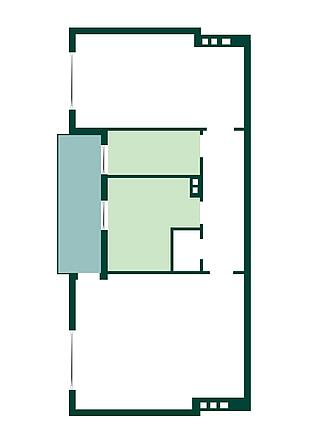 Grundriss 1. Obergeschoss Mitte