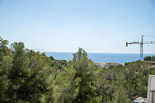 Sea view from a villa in Costa den Blanes