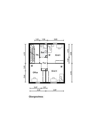 Grundriss - Obergeschoss