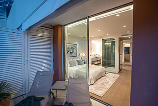 Master bedroom terrace