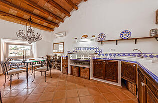 Atico en Banyalbufar Mallorca - cocina