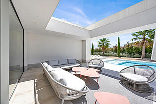 Pool terrace house Sol de Mallorca