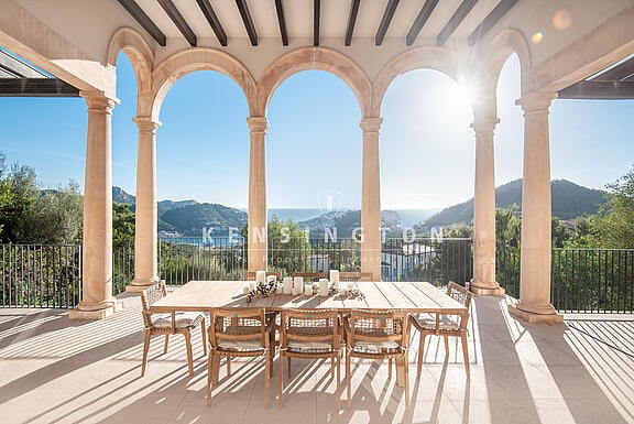 Chalet en Port Andratx, Mallorca terraza y vistas