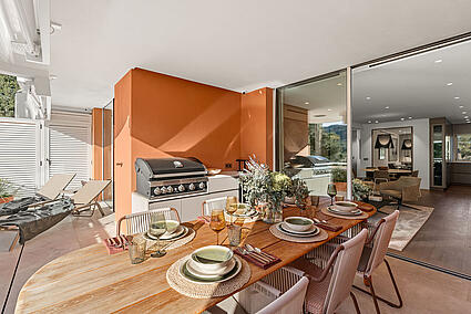 Terrace dining area