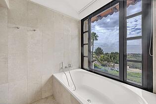 Bathtub with views