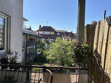 großer Balkon