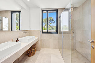 Bathroom in a villa for sale