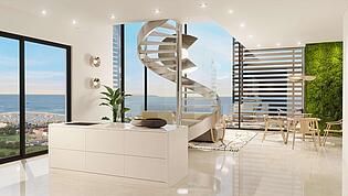 Penthouse design "Island"