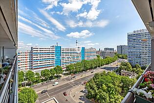 Blick vom kleineren Balkon