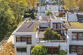 Dachterrasse Luftaufnahme