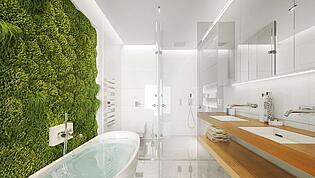 Bathroom design "Island"