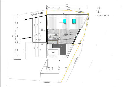 Grundriss Spitzboden