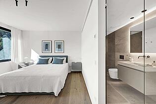 Bedroom in a villa for sale