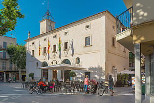 Sa Pobla town square