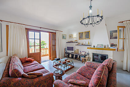 Living room in Costa den Blanes villa for sale in Mallorca