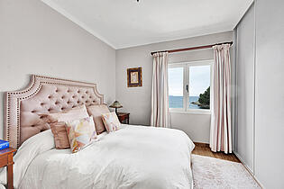 Master bedroom with sea views
