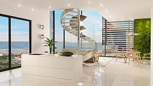 Penthouse design "Island"