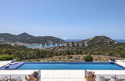 Exclusive Villa in Port Andratx with pool and panoramic sea & mountain view