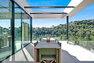 Terrace in a villa
