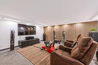 Home cinema basement