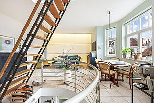 Wohnbereich (Maisonette-Wohnung rechts)