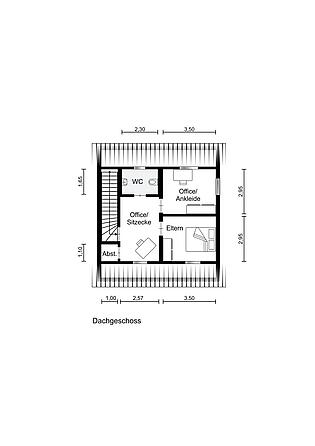 Grundriss - Dachgeschoss