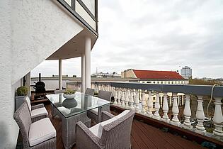 Visualisierung Wohnbeispiel Balkon