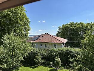 Seeblick aus dem Schlafzimmer