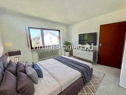 Beispiel Schlafzimmer möbliert