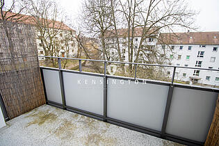 Westbalkon mit Blick ins Grüne