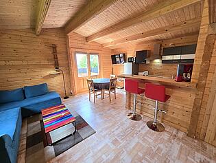 Wohn- Essbereich - Blockhütte