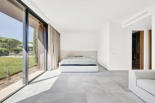 Spacious bedroom in a villa for sale