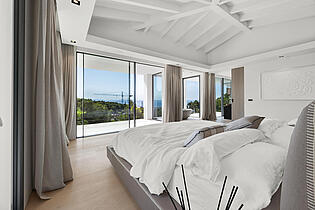 Views from a master bedroom